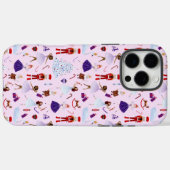 Niedlich Blush Pink Nutcracker Weihnachtsmuster Case-Mate iPhone Hülle (Rückseite (Horizontal))