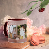 Niedlich Blush Pink Romantische Foto Tasse