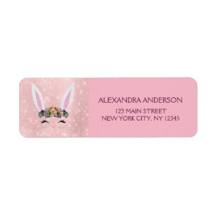 Niedlich Blush Pink Sparkle - Osterhase