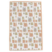 Niedlich Blush Weihnachtsgeschenke Handgemalte Kun Mittlere Geschenktüte (Vorderseite)