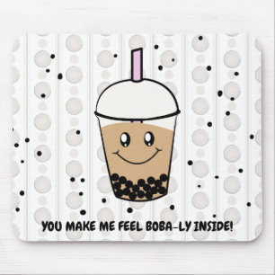 Niedlich Boba Bubble Tee Pun Mousepad