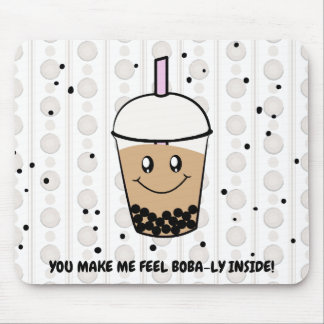Niedlich Boba Bubble Tee Pun Mousepad