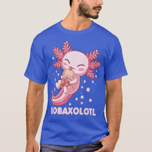Niedlich Bobaxolotl Boba Tea Blase Milk Kawaii Axo T-Shirt