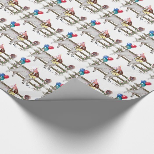 Niedlich Boer Goat Kid Geburtstag Geschenkpapier (Ecke)