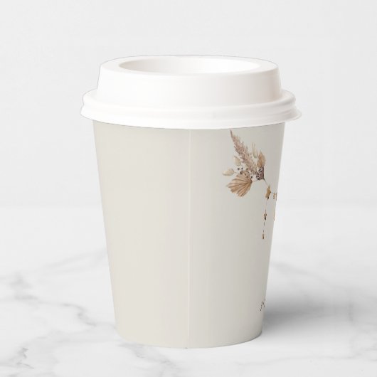 Niedlich Boho Baby Dusche Pappbecher (Rechts)