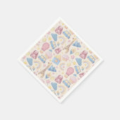 Niedlich Boho Baby Dusche Serviette (Ecke)