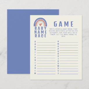 Niedlich Boho Baby Name Race Baby Showspiel