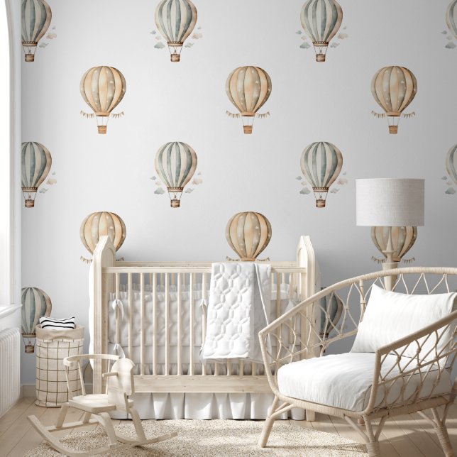 Niedlich Boho Balloon Baby Kinderzimmer Tapete (Kinder)