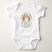 Niedlich Boho Bible Verse Christlich Baby Strampler (Vorderseite)