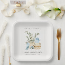 Niedlich Boho Blue Kinderzimmer Foliage Boy Baby D