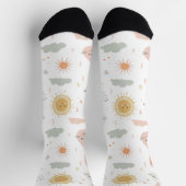 Niedlich Boho Bunny und Carrots Socken (Oben)