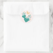 Niedlich Boho Cactus Sticker (Tasche)