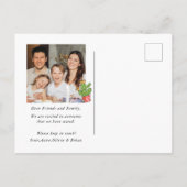 Niedlich Boho Cactus We have Moving New Zuhause Fo Ankündigungspostkarte (Rückseite)