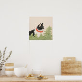 Niedlich Boho Cat Poster (Küche)