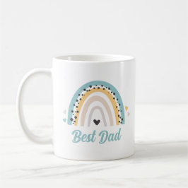 Niedlich Boho Chic Blue Rainbow Individuelle Name  Kaffeetasse