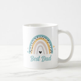 Niedlich Boho Chic Blue Rainbow Individuelle Name Kaffeetasse