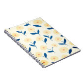 Niedlich Boho Chic Yellow Flowers Muster Notizblock (Rechte Seite)