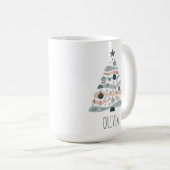Niedlich Boho Christmas Tree Kaffeetasse (VorderseiteRechts)