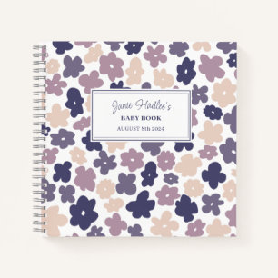 Niedlich Boho Daisy Baby Book Notizblock