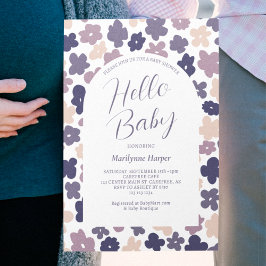 Niedlich Boho Daisy Baby Shower Einladung