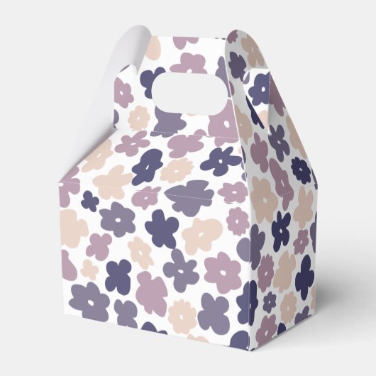 Niedlich Boho Daisy Baby Shower Geschenkschachtel (Rückseite)