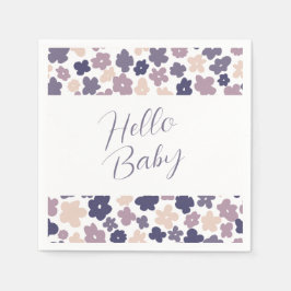 Niedlich Boho Daisy Baby Shower Serviette