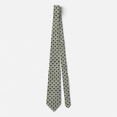 Niedlich Boho Fan Pattern Neck Tie Krawatte (Vorderseite)