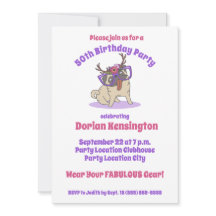 Niedlich Boho Floral Hippie Mops Fabulous 50. Gebu