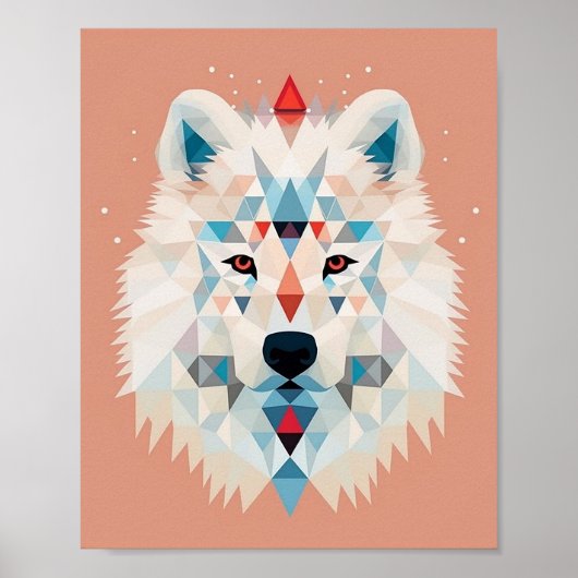 Niedlich Boho Geometric Dog Poster (Vorne)