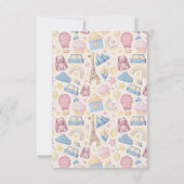 Niedlich Boho Hello Little One Baby Dusche Dankeskarte (Rückseite)