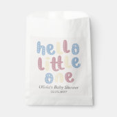 Niedlich Boho Hello Little One Baby Dusche Geschenktütchen (Vorderseite)