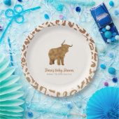 Niedlich Boho Holy Cow Western Babydusche Pappteller (Party)