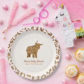 Niedlich Boho Holy Cow Western Babydusche Pappteller (Party)