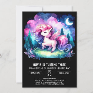 Niedlich Boho Horse Birthday Einladung