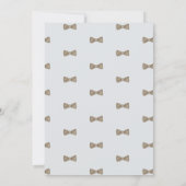 Niedlich Boho Kleidung Boy Baby Dusche Einladung (Rückseite)