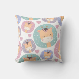 Niedlich Boho Little Giraffe Muster Kissen