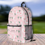 Niedlich Boho Llama Cactus, Personalisierte Kinder Bedruckter Rucksack<br><div class="desc">Super Spaß, Rucksack mit einem niedlichen boho Llama-Druck und dem Namen Ihres Kindes. Fügen Sie eine zusätzliche Bonuslinie hinzu - Telefonnummer, Teamname, Sprichwort usw. - oder löschen Sie diese. Die Zimmer sind groß genug für Bücher, Computer, Sportgeräte und vieles mehr - oder auch als Reise- oder Schlittenbeutel. Stilvoll und farbenfroh,...</div>