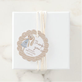 Niedlich Boho Oh Baby Bunny Hearts Danke Geschenkanhänger