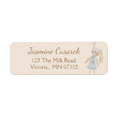 Niedlich Boho Oh Baby Bunny Rücksendeadresse (Vorne)