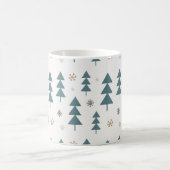 Niedlich Boho Pastel Weihnachtsbaum Woodland Feier Kaffeetasse (Mittel)