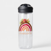 Niedlich Boho Pastor Floral Moderner Regenbogen Trinkflasche (Vorderseite)