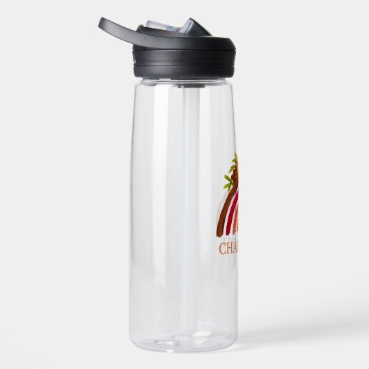 Niedlich Boho Pastor Floral Moderner Regenbogen Trinkflasche (Rechts)