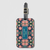 Niedlich Boho Personalisiert Name Inspirivity Gepäckanhänger (Vorderseite Vertikal)