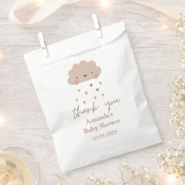 Niedlich Boho Rain Cloud Baby Dusche Geschenktütchen