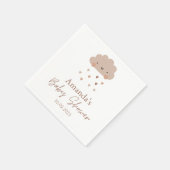 Niedlich Boho Rain Cloud Baby Dusche Serviette (Ecke)