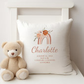 Niedlich Boho Rainbow | Geburtsstunde des Neugebor Kissen