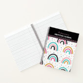 Niedlich Boho Rainbow Gratitude Journal Notizblock (Innenseite)
