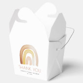 Niedlich Boho Rainbow Vielen Dank Baby Dusche Geschenkschachtel (Geöffnet)