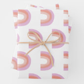 Niedlich Boho Regenbogen Muster Malerei Korallen L Geschenkpapier Set (Beispiel)