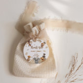 Niedlich Boho Safari Animals Kinderdusche Danke Geschenkanhänger